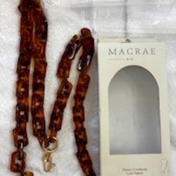 Macrae phone crossbody in tortoieshell links New in Box - Picture 1 of 5
